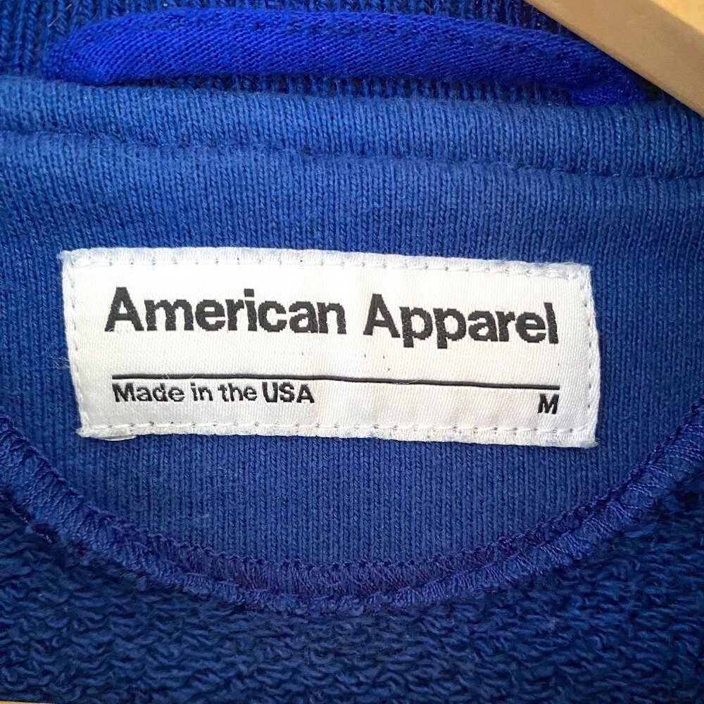 American Apparel Blue Varsity Jacket – Classic & Stylish